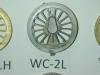 WC-02 80" PRR Union Web Spokes Light