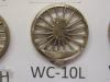 WC-10 80" 17 Spokes crescent light